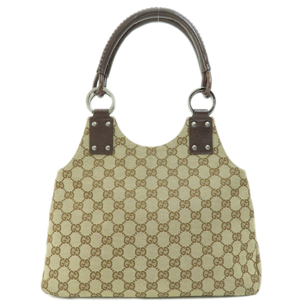 Gucci GG Canvas Hobo Bag leather trim - Picture 2 of 11